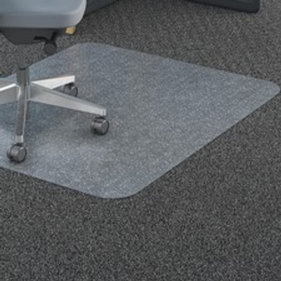 Lorell Big & Tall Chairmat - Carpet - 46" Width x 60" Depth - Rectangular - Polycarbonate - Clear - 1 Each