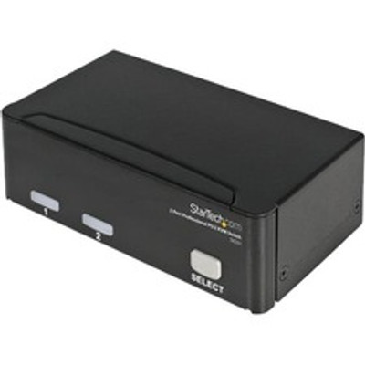 StarTech.com 2 Port Professional PS/2 KVM Switch - 2 Computer(s) - 1 Local User(s) - 1920 x 1440 - 6 x PS/2 Port - 3 x VGA - Desktop - TAA Compliant