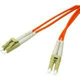 C2G Duplex Fiber Patch Cable - 39.37 ft Fiber Optic Network Cable - First End: 2 x LC - Male - Second End: 2 x LC - Male - Patch Cable - 50/125 &micro;m - Orange - 1 Each
