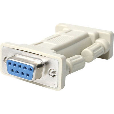 StarTech.com Serial Null Modem Adapter - F/F - 1 x 9-pin DB-9 Female - 1 x 9-pin DB-9 Female - White - 1 Each