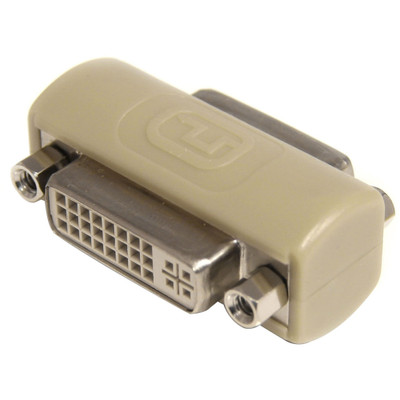 StarTech.com DVI-I Coupler / Gender Changer - F/F - 1 x 29-pin DVI-I Video Female - 1 x 29-pin DVI-I Video Female - Beige - 1 Each