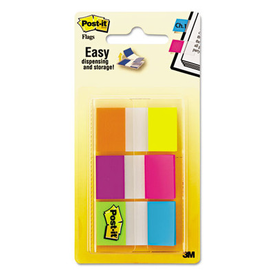 Page Flags In Portable Dispenser, Assorted Brights, 60 Flags/pack Page Flags In Portable Dispenser, Assorted Brights, 60 Flags/pack