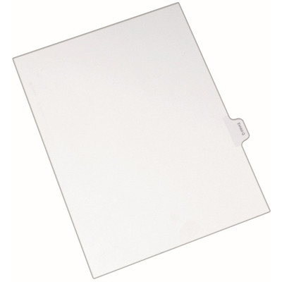 Avery&reg; Index Divider - 25 x Divider(s) - Side Tab(s) - Exhibit Q - 1 Tab(s)/Set - 8.5" Divider Width x 11" Divider Length - Legal - 8.50" Width x 11" Length - White Paper Divider - 20% Recycled - 1