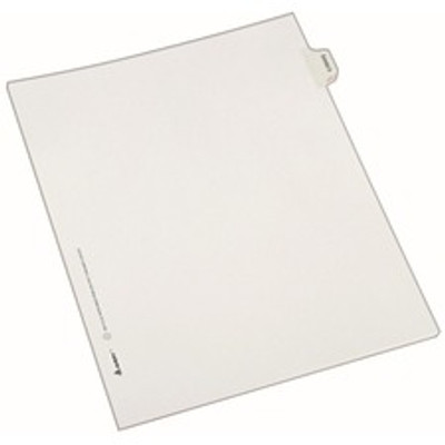 Avery&reg; Index Divider - 25 x Divider(s) - Side Tab(s) - Exhibit 9 - 1 Tab(s)/Set - 8.5" Divider Width x 11" Divider Length - Legal - 8.50" Width x 11" Length - White Paper Divider - 20% Recycled - 1