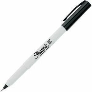 Sharpie Precision Permanent Markers - Ultra Fine Narrow Marker Point - Black Ink - Alcohol Based - 1 Each