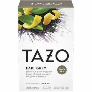 Tazo Earl Grey Black Tea Bag - Black Tea - 24 Filterbag - 20 / Box