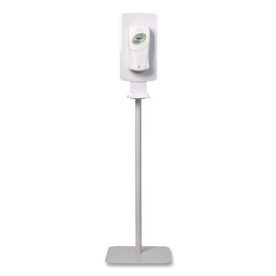 Fit Touch Free Dispenser Floor Stand, 15.7 X 15.7 X 58.3, White