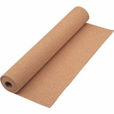 Quartet Natural Cork Roll - 28" Board Height x 24" Board Width - Brown Natural Cork Surface - Durable - 1 Each