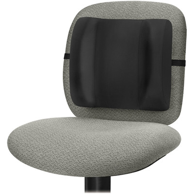 Fellowes Standard Backrest - Black - High Density Foam (HDF) - 1 Each