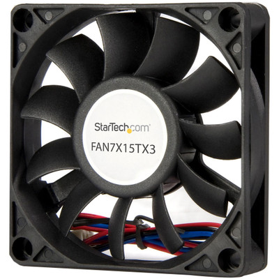 StarTech.com Replacement 70x15mm TX3 CPU Cooler Fan - 1 Pack - 2.76" Maximum Fan Diameter - 27.96 CFM Maximum Airflow - 3500 rpm - Ball Bearing - 1 - TX3 Female - Plastic - 1 Each - Server