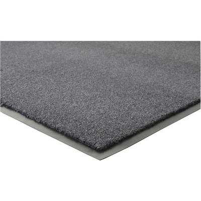 Genuine Joe Silver Series Indoor Walk-Off Mats - Warehouse, Indoor - 72" Length x 48" Width - Vinyl - Salt Pepper - 1 Each