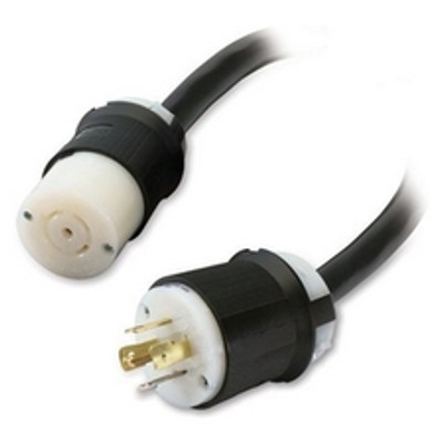 APC by Schneider Electric Power Extension Cable - 208 V AC - Black - 4 ft Cord Length - 1 Each