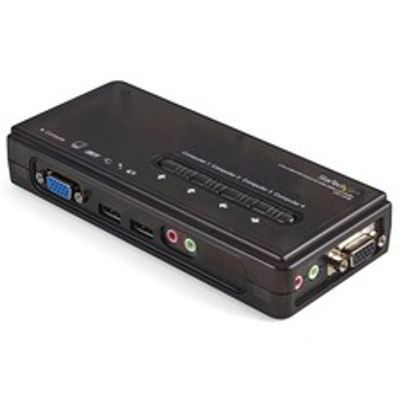 StarTech.com SV411KUSB KVM Switch - 4 Computer(s) - QXGA - 2048 x 1536 - 4 x USB - 1 x VGA