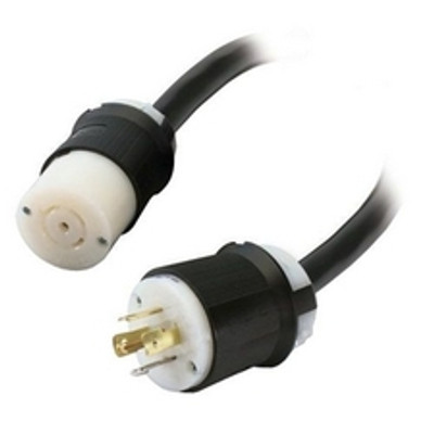 APC by Schneider Electric 5-Wire Power Extension Cable - 240 V AC - Black - 8 ft Cord Length - 1 Each