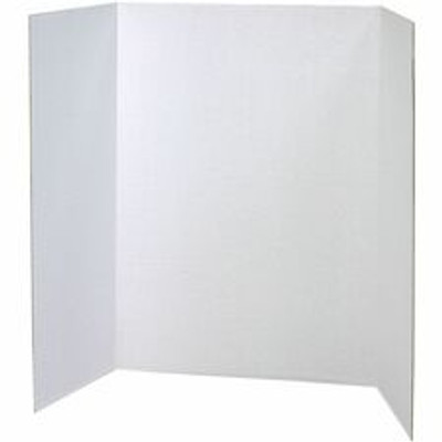 Pacon Presentation Boards - 28" Board Height x 40" Board Width - White Surface - 8 / Carton