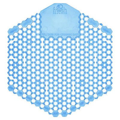 Wave 3d Urinal Deodorizer Screen, Cotton Blossom Scent, Blue, 10/box