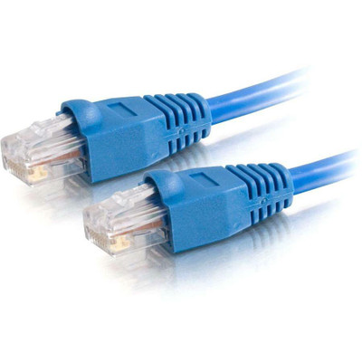 C2G 7 ft Cat5e Snagless UTP Unshielded Network Patch Cable (USA) - Blue - 7 ft Category 5e Network Cable - First End: 1 x RJ-45 - Male - Second End: 1 x RJ-45 - Male - Patch Cable - Blue - 1 Each