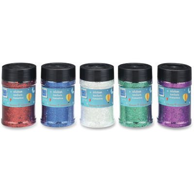 Sparco Glitter - Craft Project, Art - Multicolor - 5 / Pack