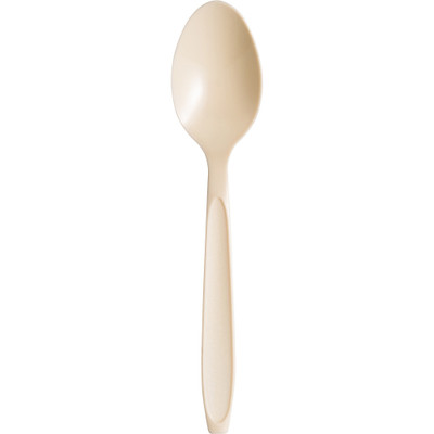 Solo Cup Reliance Medium Weight Bulk Teaspoons - Teaspoon - 1 x Teaspoon - Breakroom - Disposable - Champagne - 1000 / Carton