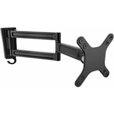 StarTech.com ARMWALLDS Mounting Arm for Monitor, TV, Flat Panel Display - Black - 1 Display(s) Supported - 13" to 27" Screen Support - 33.20 lb Load Capacity - 75 x 75, 100 x 100 - Aluminum - 1 Each