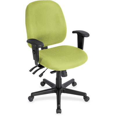 Eurotech 4x4sl with Seat Slider - Apple Green Seat Color - Vinyl Seat Material - Apple Green Back Color - Vinyl Back Material - 5-star Base - Dillon Apple Green - Armrest - 1 Each