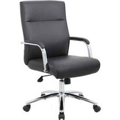 Boss Conf Chair, Black - Black - 1 Each