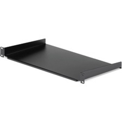 StarTech.com 1U Rack Shelf - 10 in. Deep - For Server, A/V Equipment, LAN Switch, Patch Panel - 1U Rack Height - Rack-mountable - Black - Steel - 44.20 lb Static/Stationary Weight Capacity - TAA Compliant