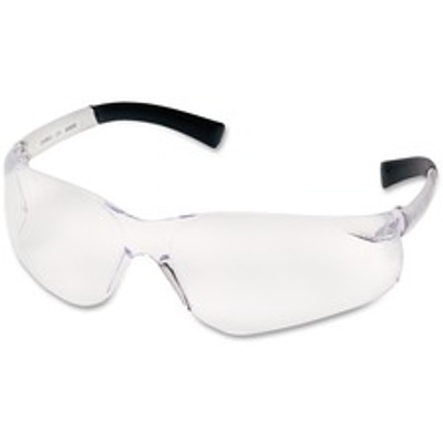 ProGuard Classic 820 Series Safety Eyewear - Ultraviolet Protection - Clear - Frameless, Non-Slip Temple, Wraparound Lens, High Visibility, Comfortable, Rubber Tipped Temples - 12/Box - 12 / Carton