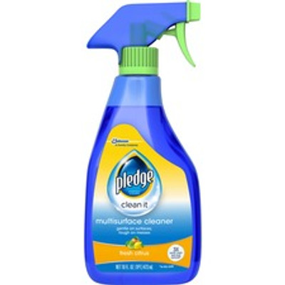 Pledge Multi Surface Everyday Cleaner - Ready-To-Use - 16 fl oz (0.5 quart) - Recommended For: Fingerprint Remover - No-wax, Residue-free, Easy to Use - Clear Bottle - 1 Each