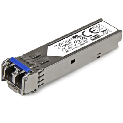 StarTech.com SFP (mini-GBIC) Module - For Optical Network, Data Networking - 1 x LC Duplex 1000Base-LX Network - Optical Fiber - Single-mode - 1.25 Gigabit Ethernet - 1000Base-LX - Hot-swappable - 1 Each