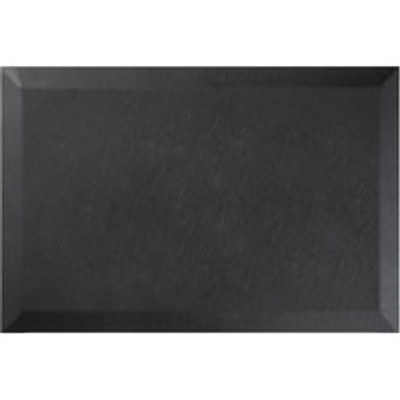 Deflecto Anti-fatigue Standing Mat - Floor - 24" Length x 18" Width x 0.750" Thickness - Rectangular - Black - 1 Each