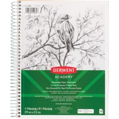 Mead Academy Heavyweight Paper Sketch Journal - Letter - Wire Bound - 67 lb Basis Weight - Letter - 8 1/2" x 11" Sheet Size - White Paper - 1 Each