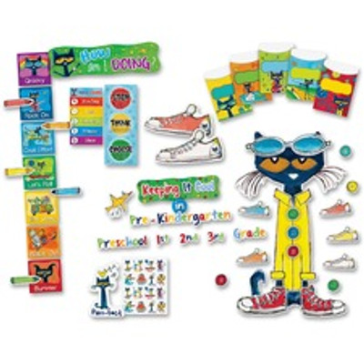 Teacher Created Resources Pete The Cat Bulletin Board Set - Fun Theme/Subject - Acid-free - 2" Height x 18" Width x 30.25" Length - Multicolor - 1 / Set