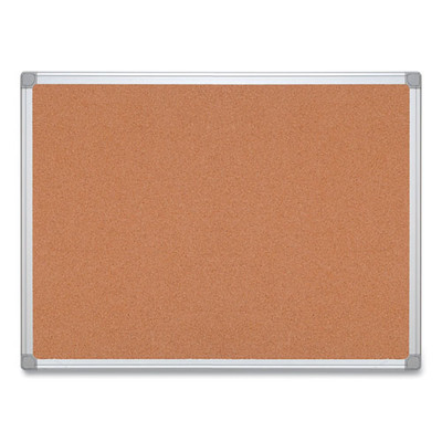 Earth Cork Board, 24 X 36, Aluminum Frame