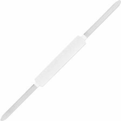 Business Source Self-adhesive Folder Fasteners - 240 Sheet Capacity - for Paper - Self-adhesive - Silver - 100 / Box