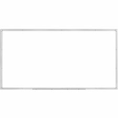Lorell Dry-erase Board - 96" (8 ft) Width x 48" (4 ft) Height - White Styrene Surface - Silver Aluminum Frame - Rectangle - 1 Each