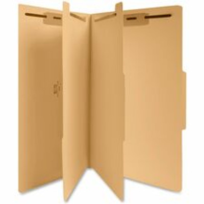 Business Source Legal Recycled Classification Folder - 8 1/2" x 14" - 2" Expansion - 1" Fastener Capacity, 2" Fastener Capacity - 2 Divider(s) - 18 pt. - 10% Recycled - 25 / Box