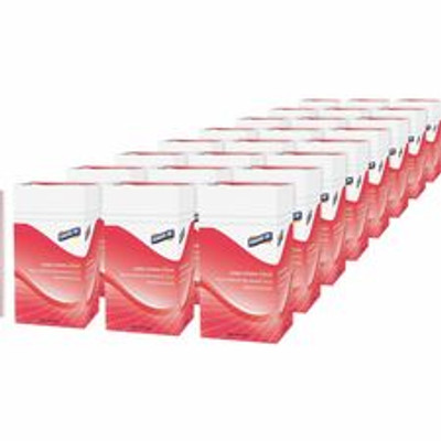 Genuine Joe Jumbo Striped Straws - 7.8" Length - Plastic - Red, White - 500/Box - 24 / Carton
