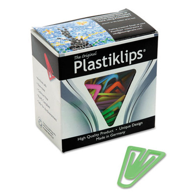 Plastiklips Paper Clips, Extra Large, Assorted Colors, 50/box Plastiklips Paper Clips, Extra Large, Assorted Colors, 50/box