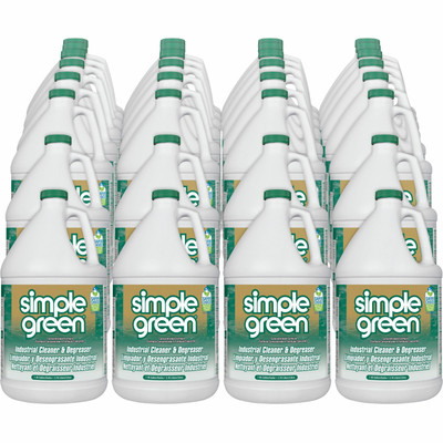 Simple Green Industrial Cleaner/Degreaser - For Multipurpose, Multi Surface - Concentrate - Liquid - 128 fl oz (4 quart) - Original Scent - Non-abrasive, Non-flammable - Green - 168 / Pallet
