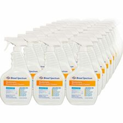 Clorox Broad-Spectrum Quaternary Disinfectant Cleaner - 32 fl oz (1 quart) - Bleach-free, Fragrance-free, Fume-free - White - 216 / Bundle