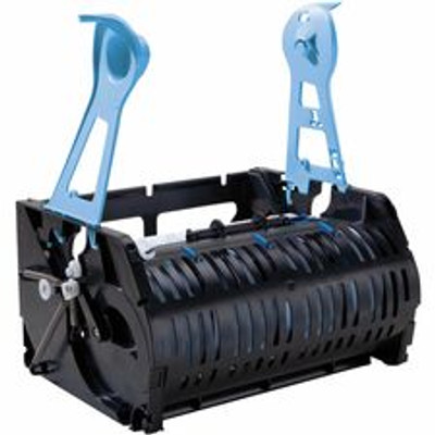 Genuine Joe 28-1/2 Quart Recycle Wastebasket - 7.13 gal Capacity - Rectangular - 15" Height x 14.5" Width x 10.5" Depth - Blue, White - 12 / Carton