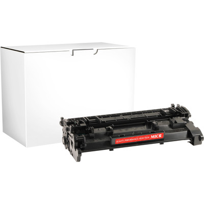 Elite Image Remanufactured MICR Laser Toner Cartridge 26A - Black - 1 Each - 3100 Pages