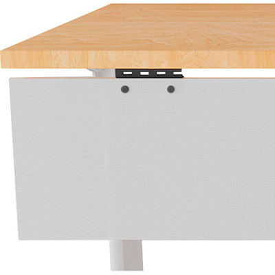 Special-T Modesty Panel - 48" Width x 10" Depth - Acrylic - Frosted White - 1 Each