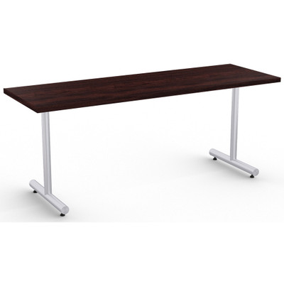 Special-T Kingston Training Table - x 72" Width x 24" Depth - Espresso Table Top - 1 Each