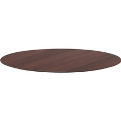 Lorell Knife Edgebanding Round Conference Tabletop - Round Top - 1" Table Top Thickness x 48" Table Top Diameter - Assembly Required - Espresso - 1 Each