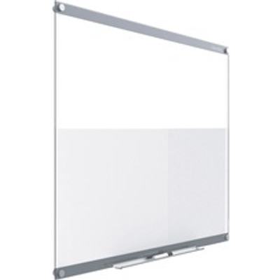 Quartet Infinity Customizable Glass Dry-Erase Board - 18" (1.5 ft) Width x 24" (2 ft) Height - Clear/White Glass Surface - Rectangle - Horizontal/Vertical - Magnetic - Assembly Required - 1 Each