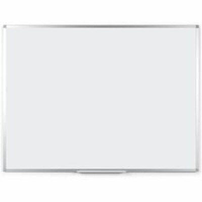 MasterVision Ayda Steel Dry Erase Board - 36" (3 ft) Width x 24" (2 ft) Height - White Steel Surface - Aluminum Frame - Rectangle - Horizontal/Vertical - Magnetic - 1 Each