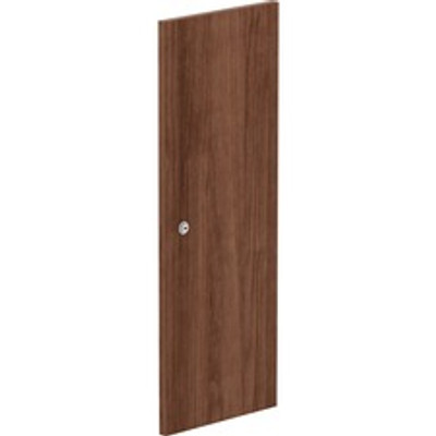 Lorell Cubby Storage Long Locker Door - Long x 11.75" Width x 0.75" Depth x 31.13" Height - Walnut - 1 Each