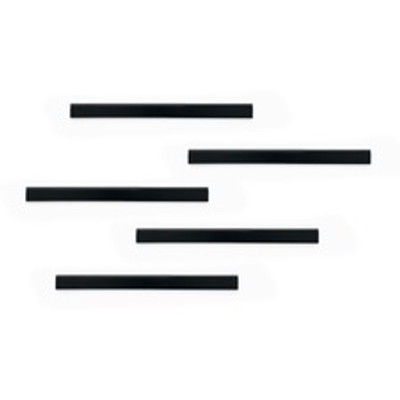 DURABLE Magnetic Strip Hanging Rail - Black - 10 / Pack